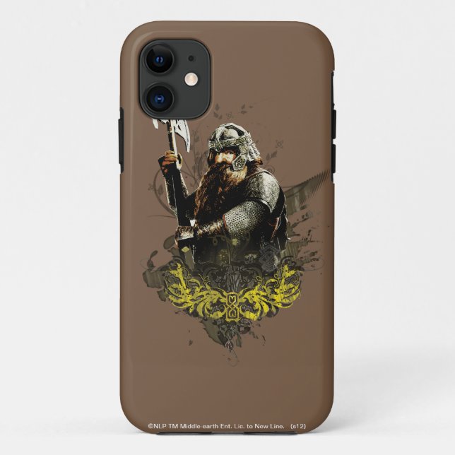 GIMLI™ With Axe Vector Collage Case-Mate iPhone Case (Back)