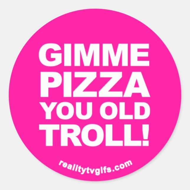 Gimme Pizza - Stickers (Front)