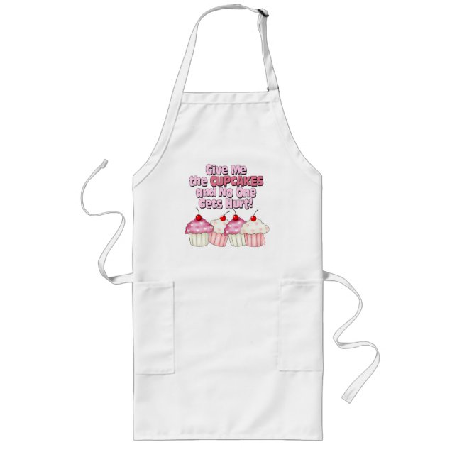 Gimme the Cupcakes Long Apron (Front)