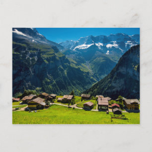 Gimmelwald In Swiss Alps - Switzerland Postcard