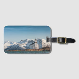 Gimsoy Church Lofoten Norway Luggage Tag