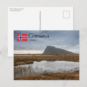 Gimsoya Lofoten Postcard
