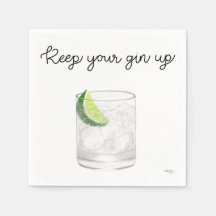 Gin Cocktail Napkins