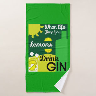 Gin Drinkers   Love Gin   Home Decor   Bars Servin Bath Towel