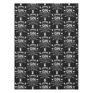 Gin Drinkers Love Gin Home Decor Bars Servin Tablecloth