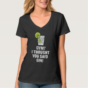 Gin Drinking Toasts Celebrate Gin Fan Party T-Shirt