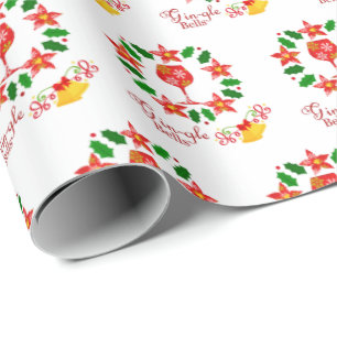 Gin-gle Bells Christmas Wrapping Paper