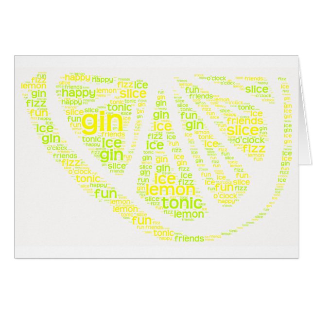 Gin Lemon Slice (Front Horizontal)