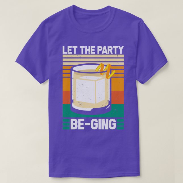 Gin Party Gin Lover T-Shirt (Design Front)