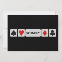 Gin Rummy invitation