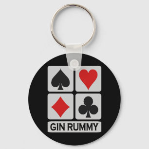 Gin Rummy keychain