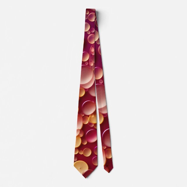 Gin Soda Isometric Pattern Tie (Front)
