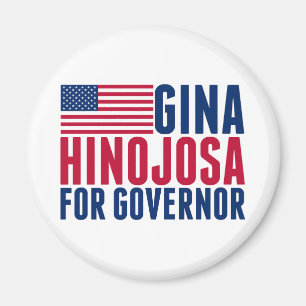 Gina Hinojosa for Governor 2026 Texas Election Magnet