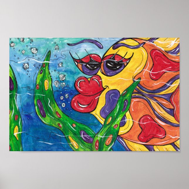 Gina the Goldfish Print (Front)