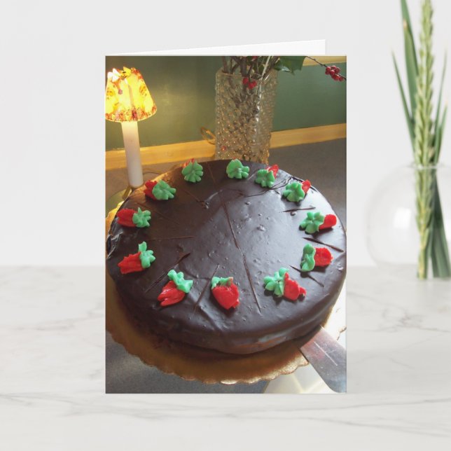 Gina's Cake Holiday Card (Front)