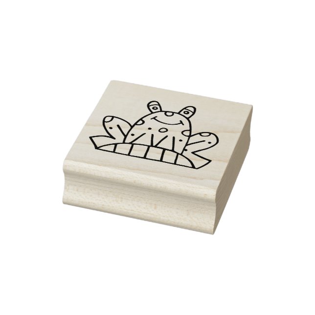 Gina's Frog Rubber Stamp (Stamp)