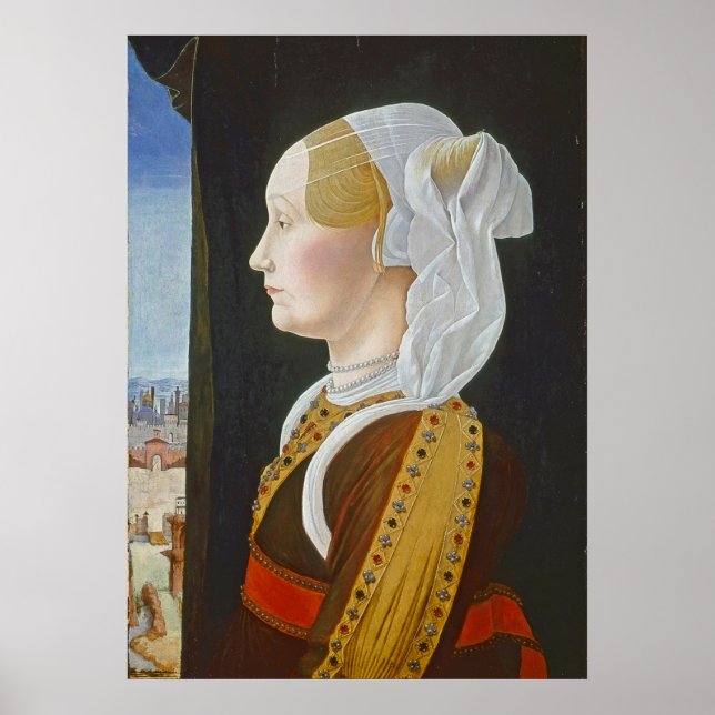 Ginevra Bentivoglio, c. 1474- 77 Poster (Front)