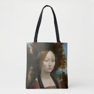 Ginevra de Benci by Leonardo da Vinci Tote Bag