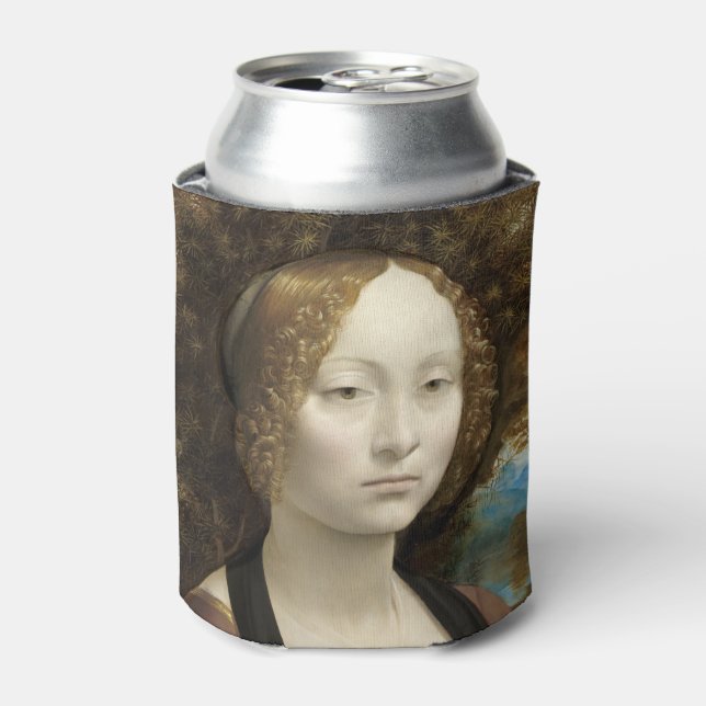 Ginevra de' Benci Leonardo da Vinci     Can Cooler (Can Front)