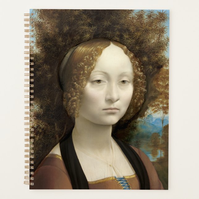 Ginevra de' Benci Leonardo da Vinci   Planner (Front)