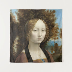 Ginevra de' Benci Leonardo da Vinci Tapestry