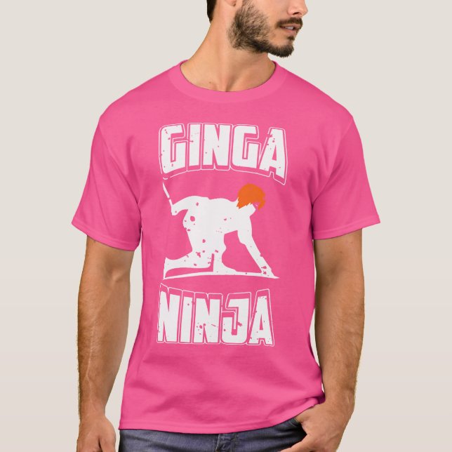 Ginga Ninja Funny Ginga Player Humourous Martial A T-Shirt (Front)