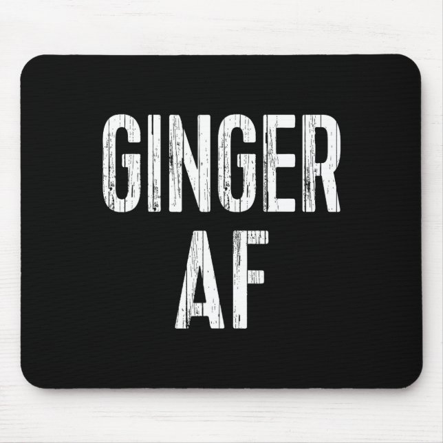 Ginger Af Shirt Irish Men Women St Patricks Day  Mouse Mat (Front)