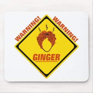 Ginger Alert! Mouse Mat