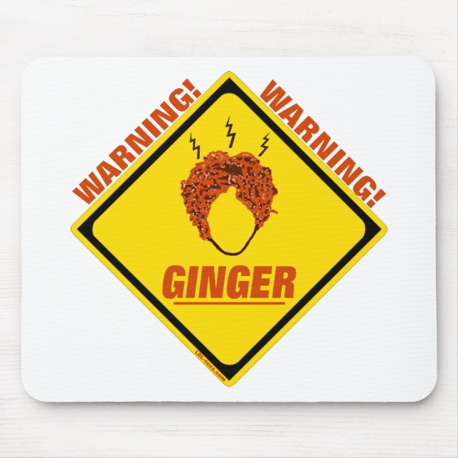 Ginger Alert! Mouse Mat (Front)