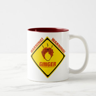Ginger Alert! Two-Tone Coffee Mug