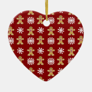 Ginger and Snow Ceramic Tree Decoration