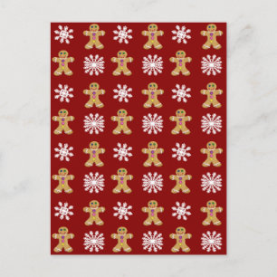 Ginger and Snow Postcard