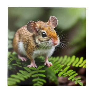 Ginger Australian Hopping Mouse, Ceramic Tile