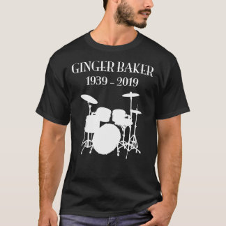 Ginger Baker RIP 1939-2019 with drums Classic T-Sh T-Shirt