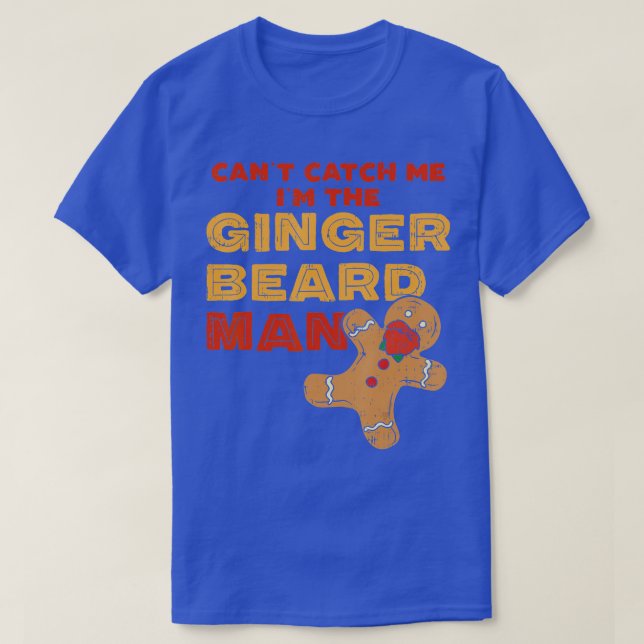 Ginger Beard Man Funny Hipster s Chromosome 4  T-Shirt (Design Front)