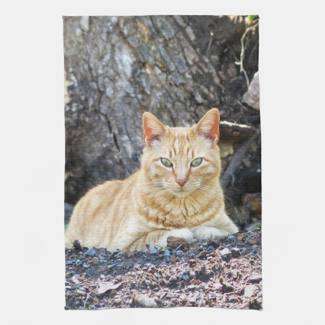 Ginger Boy Tea Towel (Vertical)