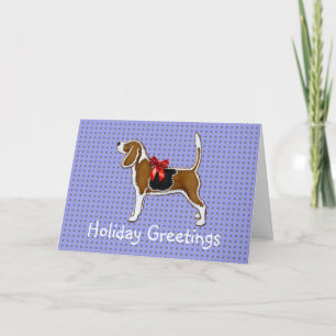 Ginger Bread Beagle Christmas Cookie Holiday Card
