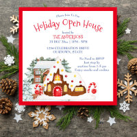 Ginger bread house holiday open house