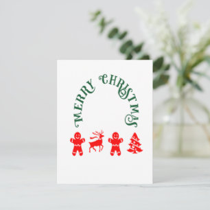 Ginger Bread Man Holiday Card