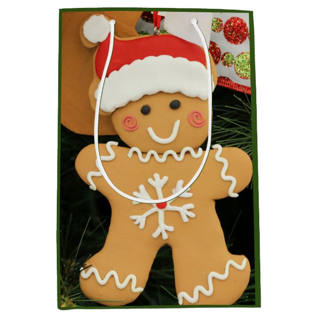 Ginger Bread Man  Medium Gift Bag (Front)