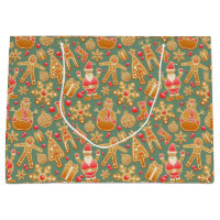 Ginger Bread Man Pattern National Gingerbread Day 