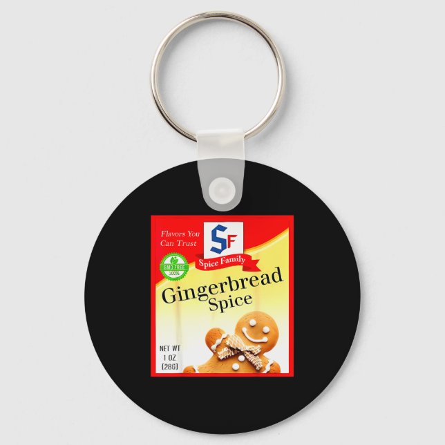Ginger Bread Sce Group Costume Family Matching Hal Key Ring (Front)