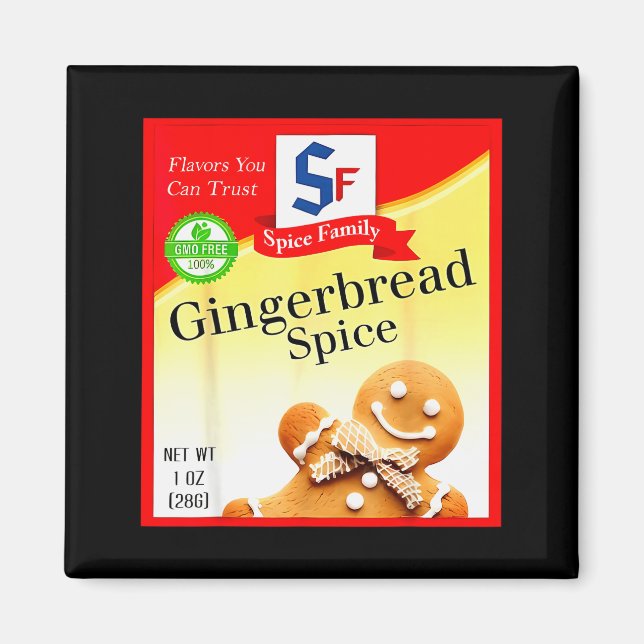 Ginger Bread Sce Group Costume Family Matching Hal Magnet (Front)