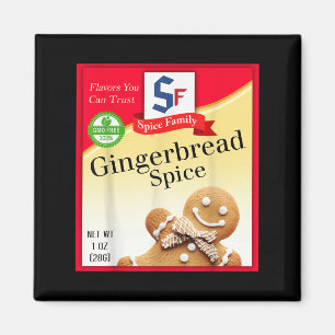 Ginger Bread Spice Group Costume Family Matching H Magnet