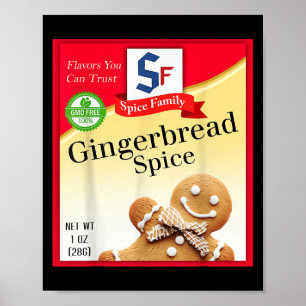 Ginger Bread Spice Group Costume Family Matching H Poster