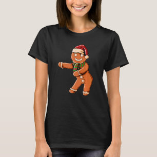 Ginger Bread with Christmashat Floss Dance on Chri T-Shirt