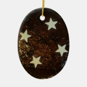 Ginger cake ceramic tree decoration