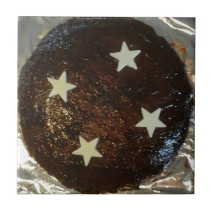 Ginger cake tile