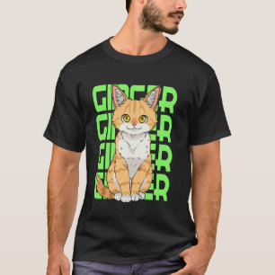 Ginger Cat Appreciation Day Cute Tabby Kitten Sept T-Shirt
