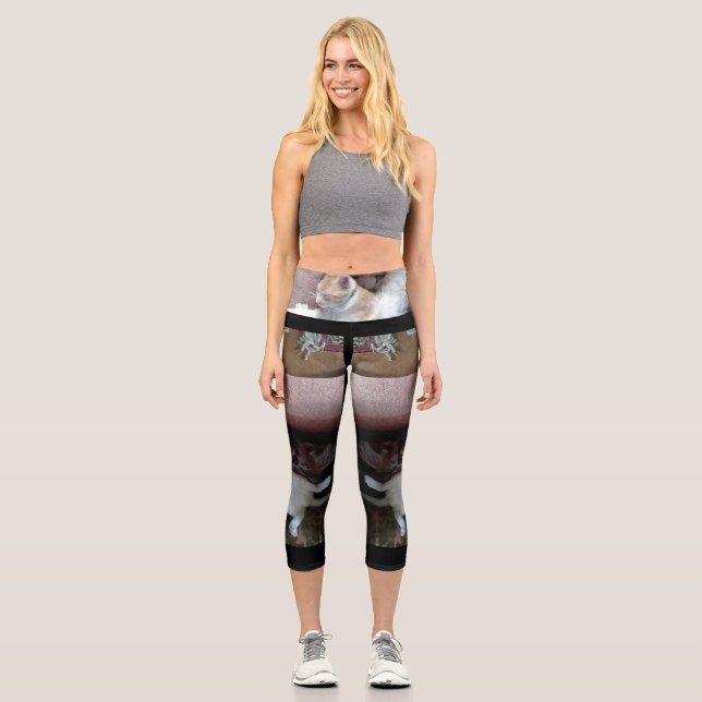 Ginger cat capri leggings (Front)